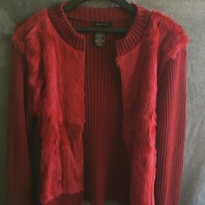 Genuine Red Fur Jacket
